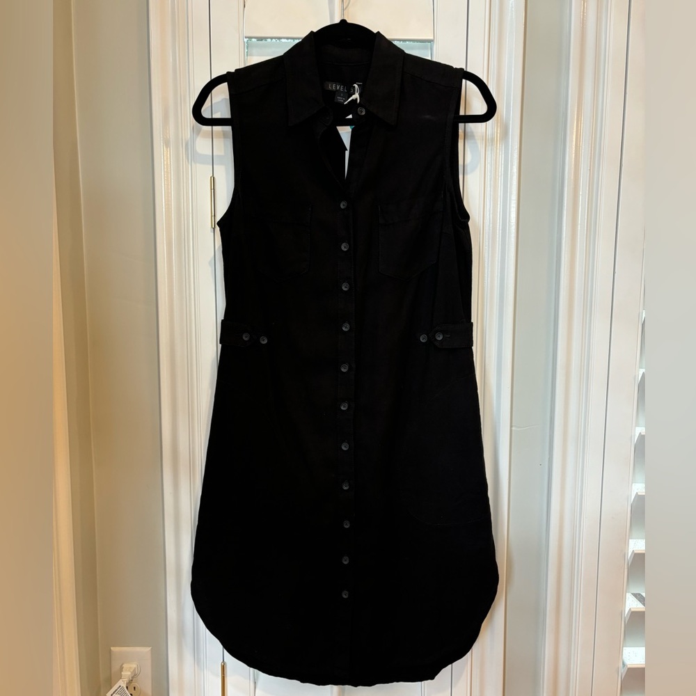 Level 99 black sleeveless dress NWT